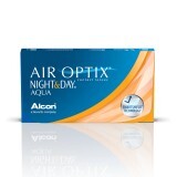 Lentile de contact Air Optix Night&Day Aqua, -3.50, 6 bucati, Alcon