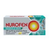 Nurofen răceală şi gripă 200 mg, 12 comprimate filmate, Reckitt Benckiser Healthcare