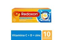 Redoxon Triple Action Vitamina C, D si Zinc, 10 comprimate, Bayer