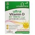 Ultra Vitamina D3 1000UI Optimum Level, 96 tablete, Vitabiotics