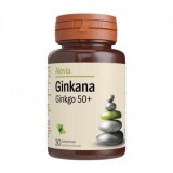 Ginkana Ginkgo 50 Plus, 30 comprimate, Alevia