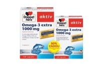 Oferta Pachet Omega - 3 extra, 1000 mg, 120 + 60 capsule, Doppelherz