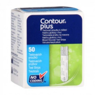 Teste glicemie Contour Plus, 50 bucati, Bayer