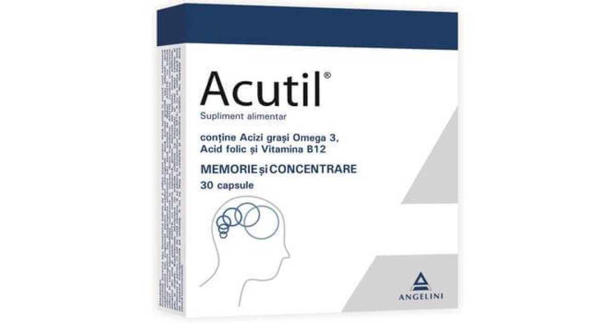 Acutil – pret in farmacii, prospect, cumpara in Romania