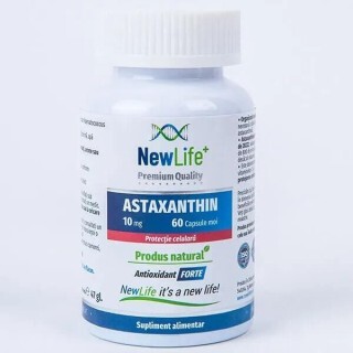ASTAXANTHIN ,10 MG, 60 CAPSULE MOI, NEW LIFE+