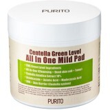 Dishete impregnate Centella Green Level All in One Mild, 70 bucati, Purito