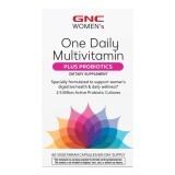 Gnc Women's One Daily Multivitamin Plus Probiotics, Complex De Multivitamine Pentru Femei Cu Probiotice Lab4, 60 Cps