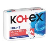 Absorbante de noapte Ultra Soft, 6 buc, Kotex