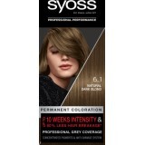 Syoss Color Vopsea de păr permanentă 6-1 Blond închis, 1 buc