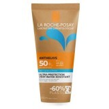 La Roche-Posay Anthelios Lotiune Wet Skin cu protectie solara SPF 50+ pentru corp Eco Tube, 200 ml