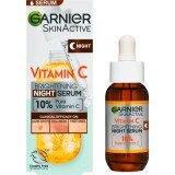 Garnier Skin Naturals Ser de noapte pentru față cu vitamina C, 30 ml