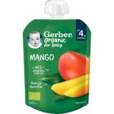 Piure Bio de mango, 80 g, Gerber