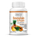 Enzime digestive Bromelain & Papain, 60 capsule, Zenyth