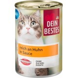 Dein Bestes Hrană umedă pisici pui în sos, 415 g