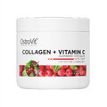 Colagen + Vitamina C Limonadă de zmeură cu mentă, 200g, Ostrovit