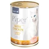Hrana umeda cu pui pentru pisici, 400 g, Piper