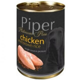 Hrana umeda cu pui si orez brun pentru caini Platinum Pure Dog, 400 g, Piper