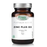 Zinc Plus C + Vitamina D3 2000iu, 30 capsule, Power of Nature