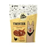 Recompense cu pui pentru caini Twister Chicken, 80 g, Mr. Bandit