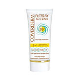 Filteray Face Spf 50 Dry/Sensitive, soft brown, 50 ml, Coverderm