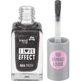 Trend !t up Effect Lac de unghii 040 Black Glitter, 8 ml