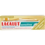 Pasta de dinti Lacalut Sensitive, 75 ml + Periuta de dinti Gold Edition, Theiss Naturwaren