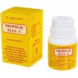 Propolis Plus C, 20 comprimate, Elidor