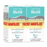 Pachet Biosil colagen capsule, 60 capsule + 60 capsule, Biosil