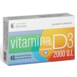 Vitamina D, 2000 UI, 40 comprimate, Remedia