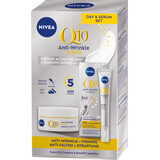 Nivea Set Q10 cremă+serum, 1 buc