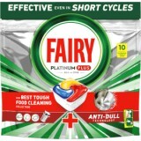 Fairy Detergent platinum plus pentru mașina de spălat vase, 10 buc