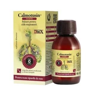 Sirop cu stevie Calmotusin Dbtix, 100 ml, Dacia Plant