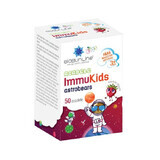 Immukids Astrobears BioSunLine piruletas sabor fresa, 50 unidades, Helcor