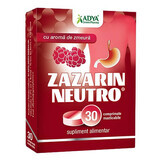 Supliment alimentar pentru arsuri gastrice Zazarin Neutro, 30 comprimate, Adya Green Pharma