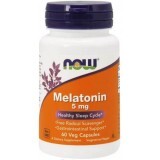 Melatonina 5 mg x 60 cps, Now Foods 