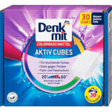 Denkmit Detergent pentru rufe color cuburi solide din pudra active 30 de spălări, 30 buc