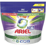 Ariel Detergent rufe capsule color 3 în 1, 45 buc