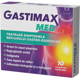 Gastimax Med, 10 comprimate masticabile, Fiterman Pharma