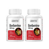 Berberine 500 mg, 2 x 60 capsule, Zenyth