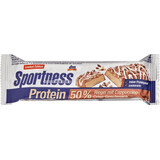 Sportness Baton proteic 50 %, aromă cappuccino crisp, 45 g