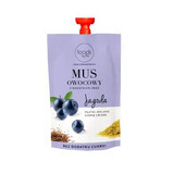 Fruit puree, blueberries with millet flakes and flax seeds, 100g, Foods By Ann