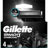 Gillette Rezerve aparat de ras Mach3 Charcoal, 1 buc