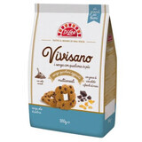 Multigrain biscuits with sugar-free chocolate chips Vivisano, 430 g, Di Leo