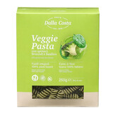 Durum tarwe fusilli pasta met broccoli, spinazie en basilicum, 250 g, Dalla Costa