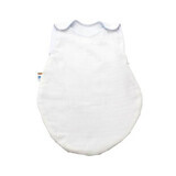 Saco de dormir de muselina blanca, 0-3 meses, Baltic Bebe