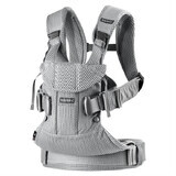 Babytrage One Air 3D Mesh, Silber, BabyBjorn