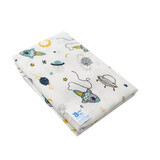 Scutec din muselina, Planete, 80x80 cm, Baltic Bebe