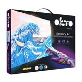 Set creativ Sensory Art Big wave in Kanawaga, 30 x 40 cm, Okto