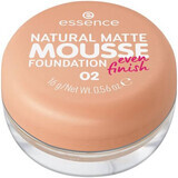 Natural Matte Mousse Foundation, 02, 16 g, Essence