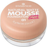 Fond de ten mat Natural Matte Mousse Foundation, 16 g, Essence